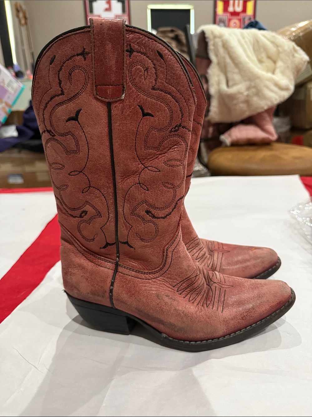 Women's Dusty Rose Western Heeled Boots